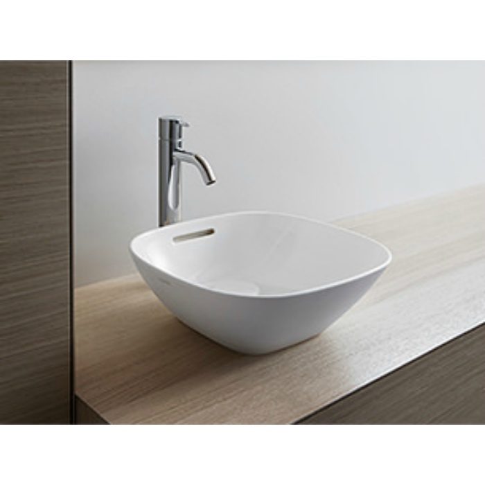 AU12300 洗面器 350×360mm ホワイト【1穴】