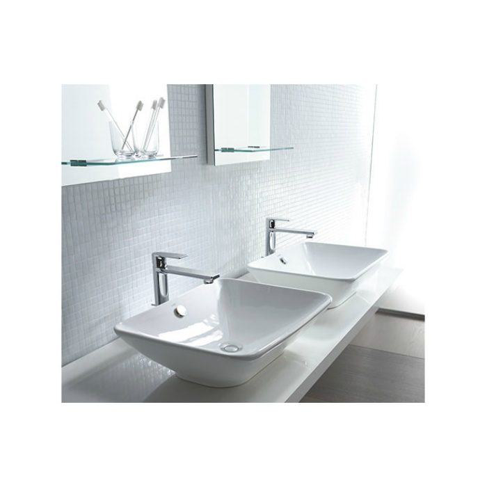 DV033452-00 洗面器 550×420mm ホワイト【1穴】 セラトレーディング