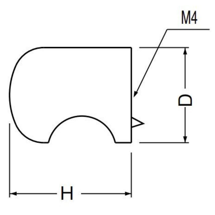 KZ-3B ダイカスト キャノンツマミ裏ビス 22φ ゴールド シロクマ