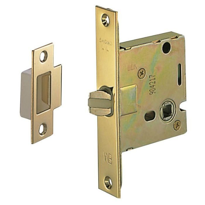 LL-15 レバーハンドル錠 LL-15-BS50 空錠 バックセット50mm ゴールド
