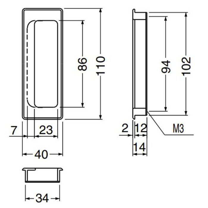 MB-10 ソリッド長手掛 110 仙徳 シロクマ【アウンワークス通販】