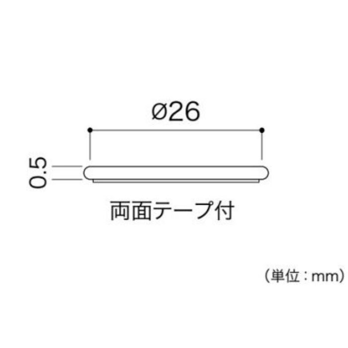 Kg 2501 Sフロア テリトリーチップ シルバー F26 当日出荷