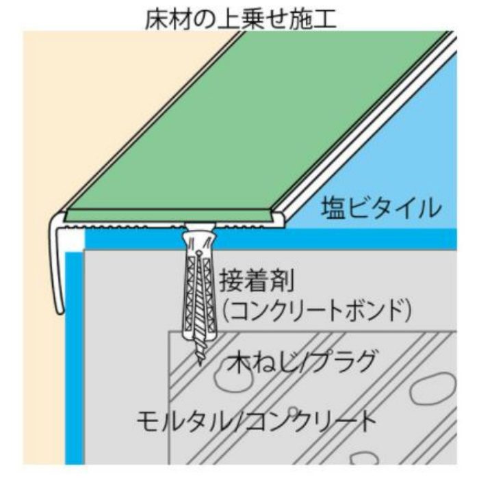 ノンスリップ ISA-141（G）ゴールドFL 2m（穴あき） タイヤ共 IS-16 ベージュ