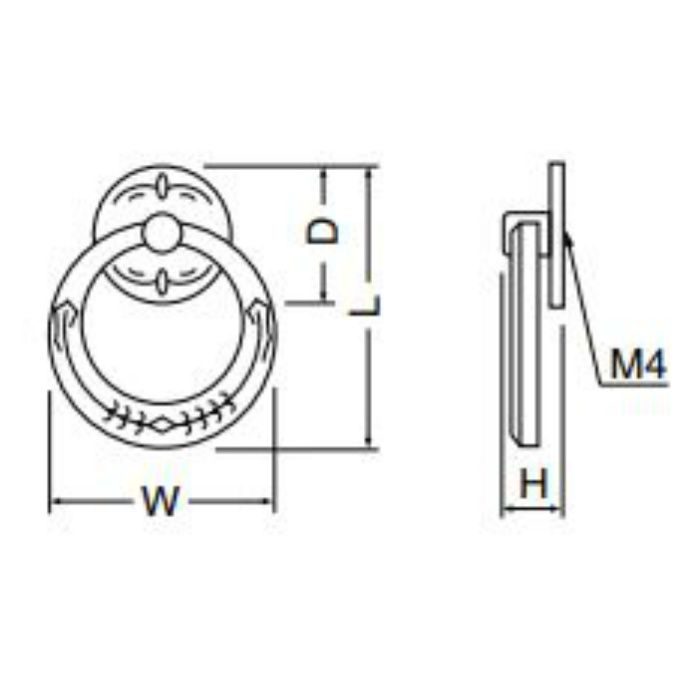 TZ-2 マドレーブラリ 亜鉛合金 金 シロクマ【アウンワークス通販】