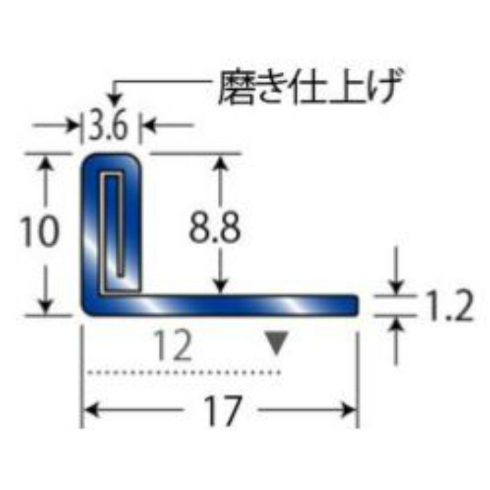 20-6510 フロアジョイナー ステンレスフロアジョイナー 穴アリ 2m