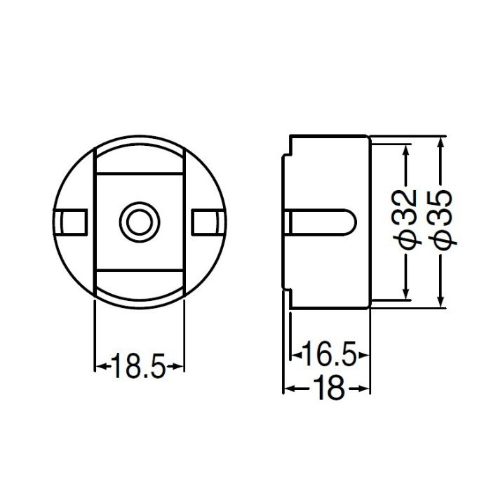 BR-117 32φ用変換ハブ（BR-115用） AG