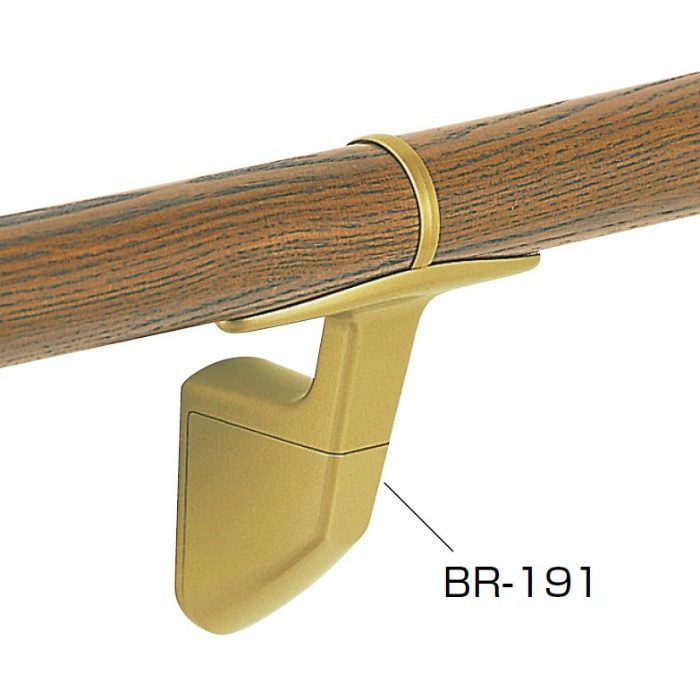 BR-191 W形ブラケットL長受 35φ アンバー