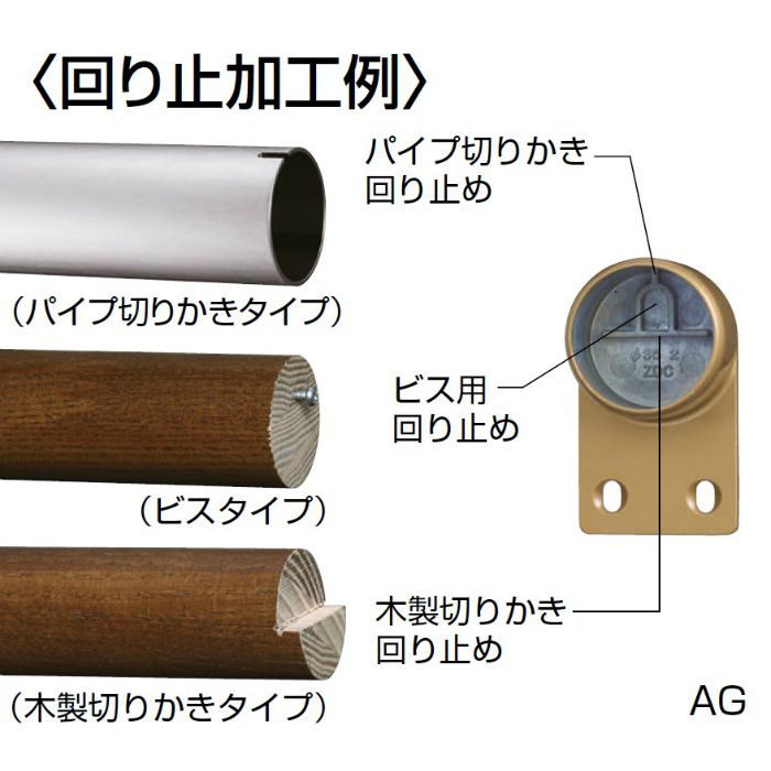 BR-680 フラットブラケット止 35φ アンバー シロクマ【アウンワークス