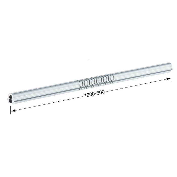 BR-736 コーナー用レール 600mm アルマイト