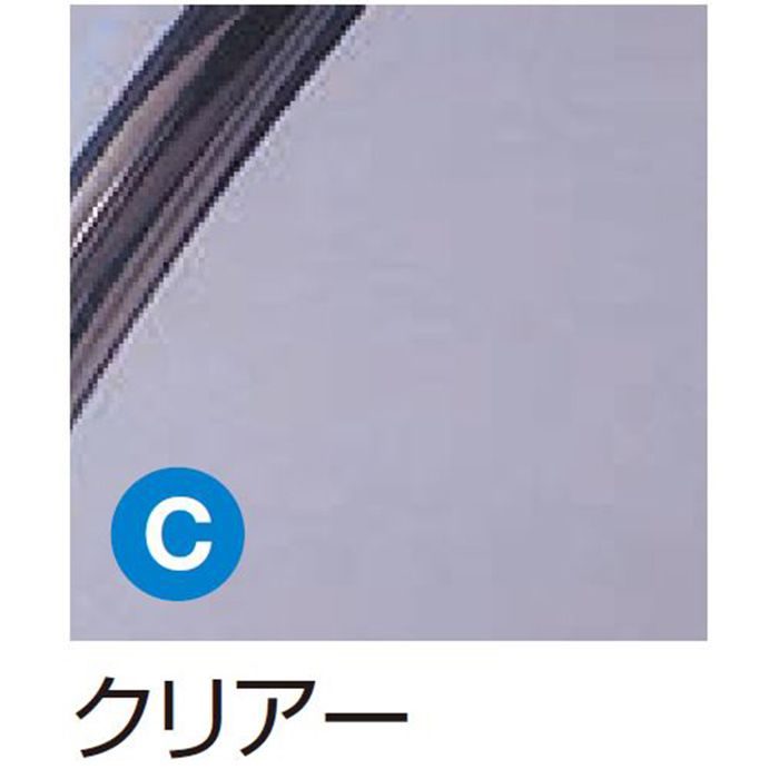 AK-20×5U メタカラー かん合タイプラウンドR型 クリアー 長さ3000mm 1本