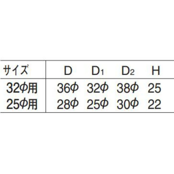 PB-12 セラーソケット 25φ用 仙徳