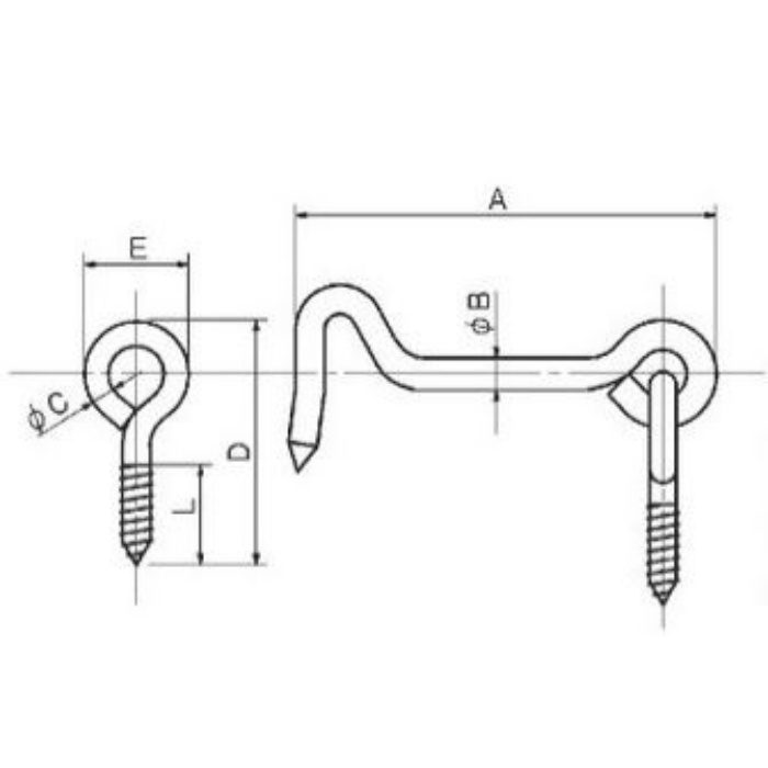 あおりどめ 300mm ［10個／セット］