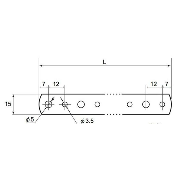 曲板 （千鳥） 400mm ［10個／セット］