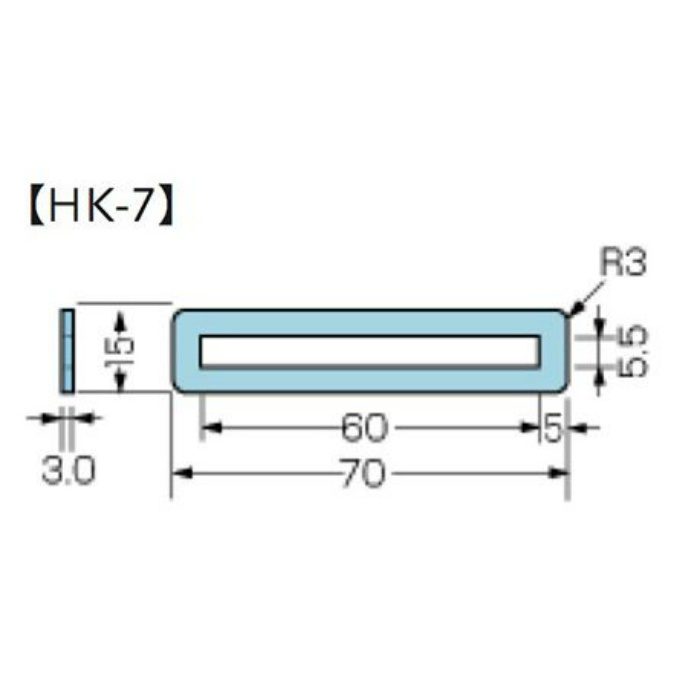 ミニ金具 ニッケル HK-7 ［10個／セット］