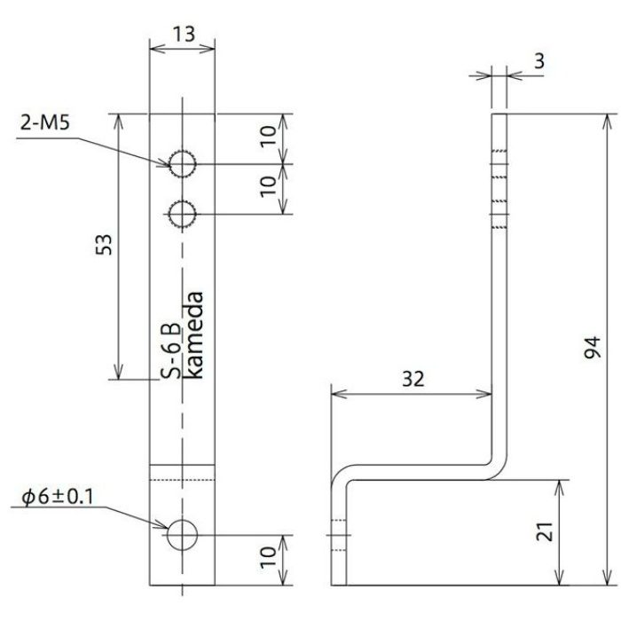 ミニ金具 ニッケル S-6B ［10個／セット］
