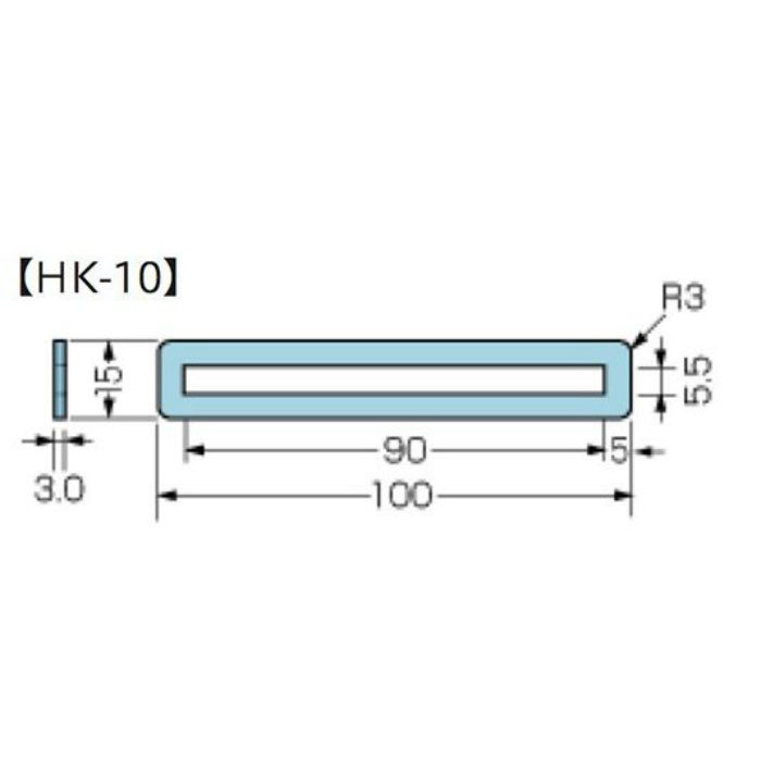 ミニ金具 ニッケル HK-10 ［10個／セット］