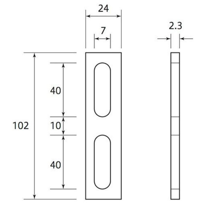 ユニ金具 ニッケル UN-26S ［10個／セット］