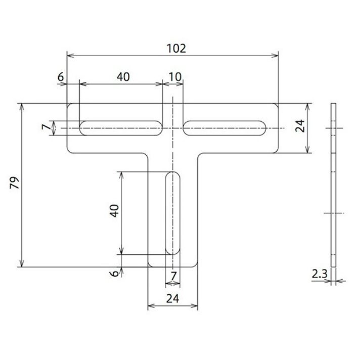 ユニ金具 ニッケル UN-26T ［10個／セット］