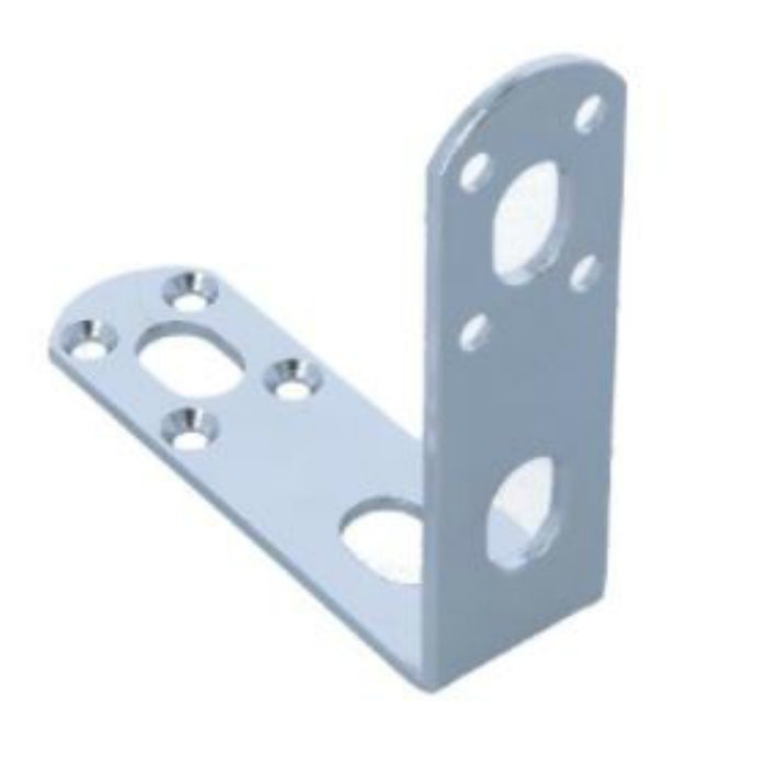 補助金具クロームL型 L-80 ［5個／セット］