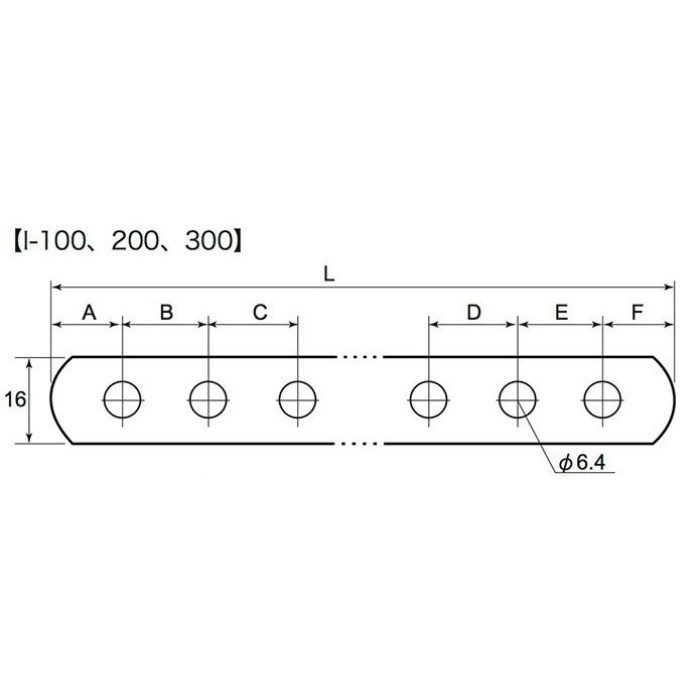 曲板クロームI型 I-300 ［5個／セット］