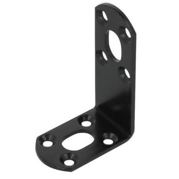 補助金具黒L型（不等辺） L-60B ［5個／セット］