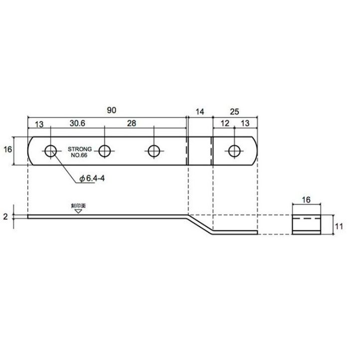 曲板黒Y型 Y-130B ［5個／セット］