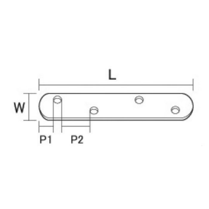 ステン一文字 150 ［5個／セット］