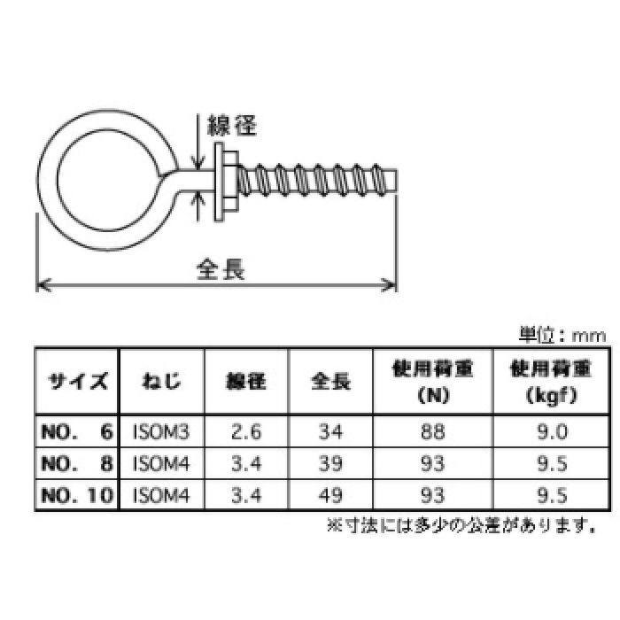 ステン ナット付ひーとんNO.6 ［4個／袋×5］