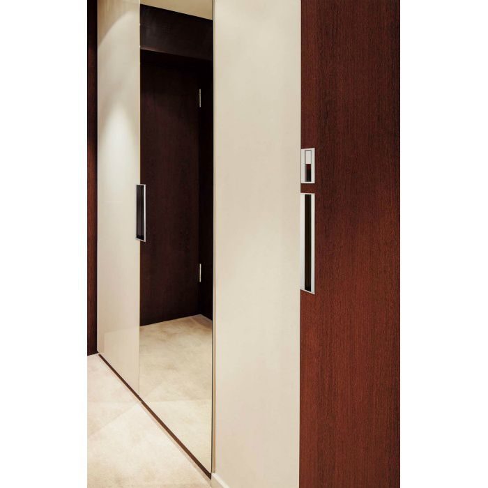 PRE-W151-01 掘込ハンドル 180×25×32mm クロム