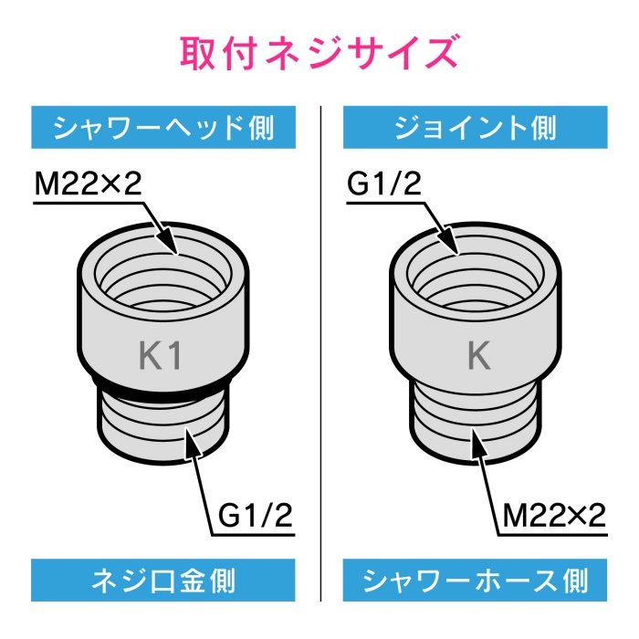 GA-FW014 GAONA ジョイントセット用アダプター KVK用