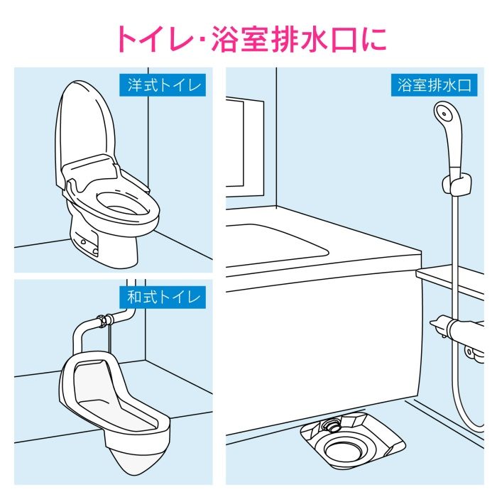 GA-KK006 GAONA これカモ 真空式パイプクリーナー 先端パーツ （トイレ 浴室排水口 交換部品 つまり解消）