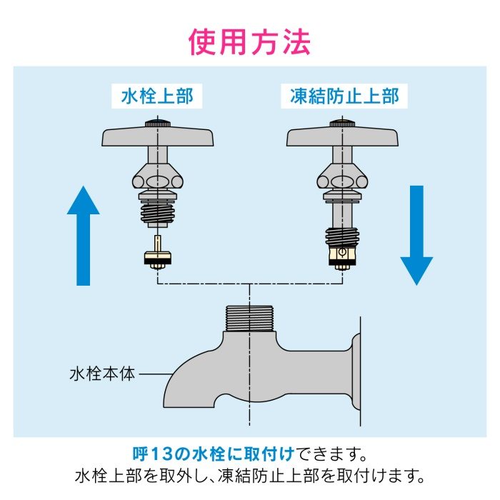 GA-KE016 GAONA これカモ 凍結防止水栓上部 （蛇口の凍結を防止 寒波も