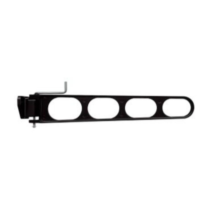 SK-45LSA-WC バルコニー物干金物 横収納型 横型ブラケット 450mm ホワイトクリーム
