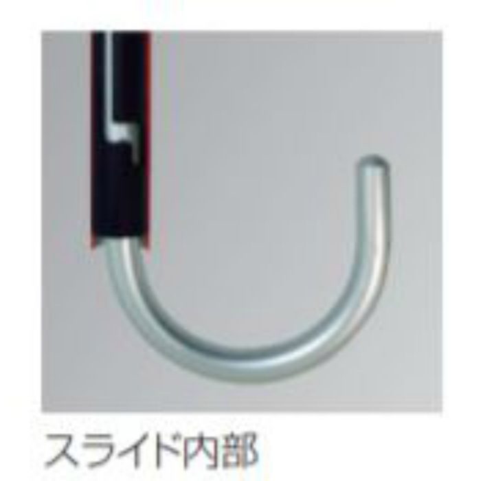 SK-4153A バルコニー物干金物 自在・静音型 最大530mm シルバー