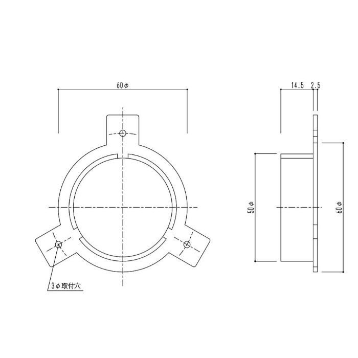 SPD-50 パイプ仮枠止 適用パイプ50×54 黒