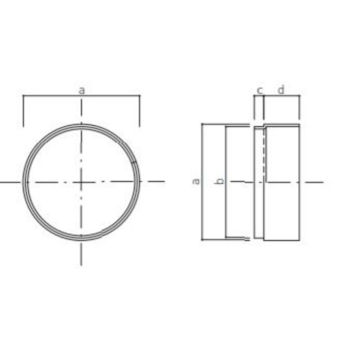 SK-CJ75 ジョイントスリーブ 適用パイプ75×80 シルバーホワイト
