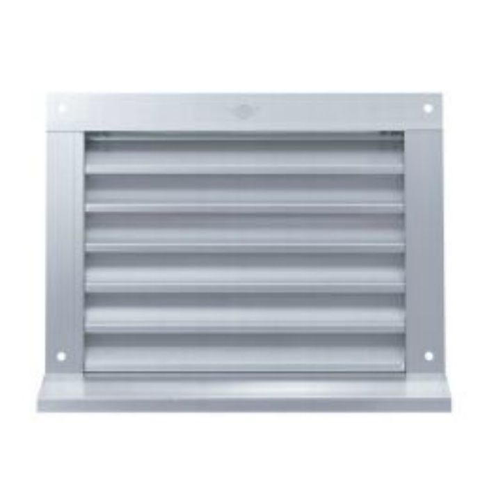 SAG-200×400 角型ガラリ 水切付 標準 シルバー