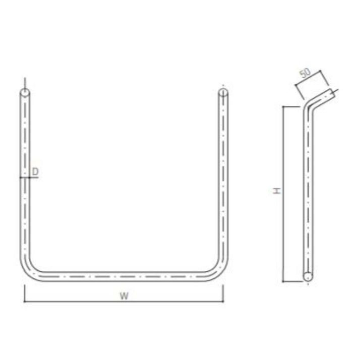 SST-19-300×300 タラップ 埋込タイプ 300×300 丸鋼19φ