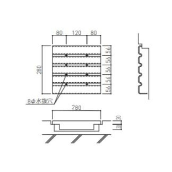 SK-900 浴室用スノコ シルバーホワイト