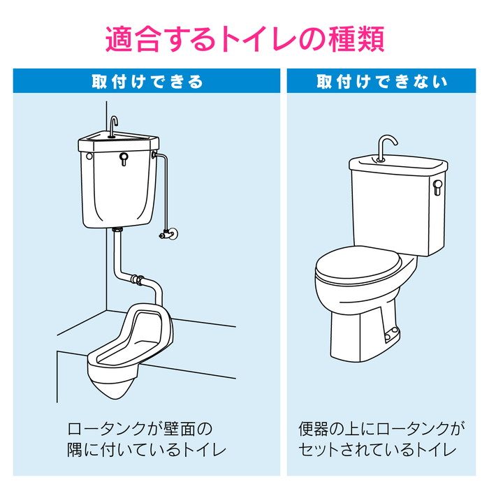 GA-NG016 GAONA トイレ用レバーハンドル 隅付ロータンク用 （大小切替付 交換用） アイボリー