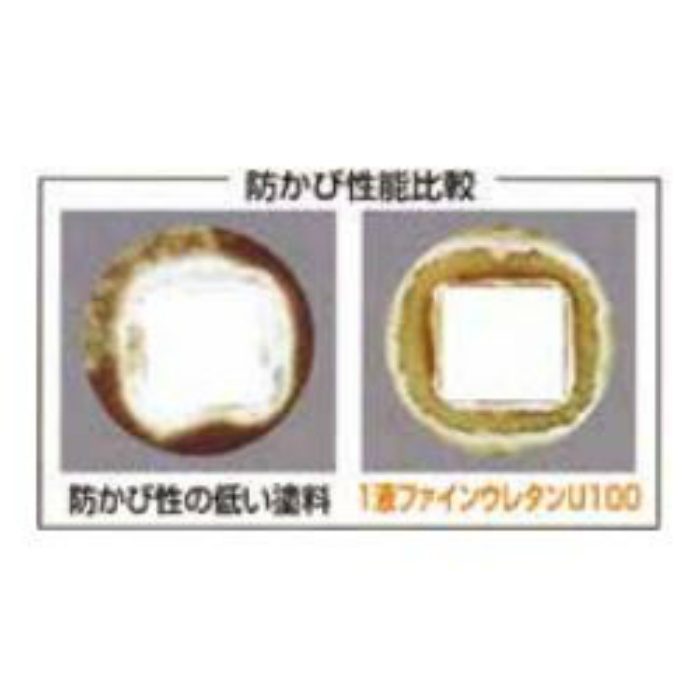 1液ファインウレタンU100 3kg ガロン缶入り ND－110