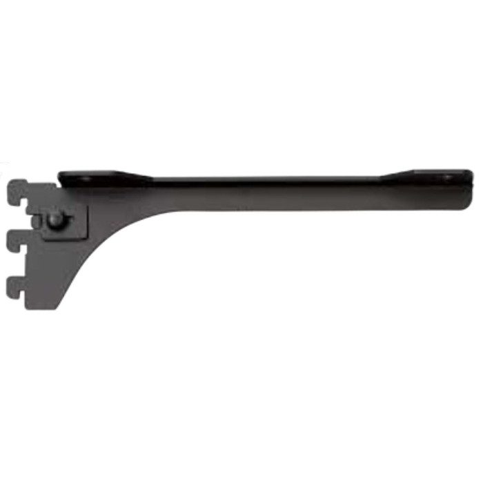 SKBTSR-1D-B 背中の壁用棚柱 棚柱ブラケット 奥行250／300mm用 単品（右） ブラック