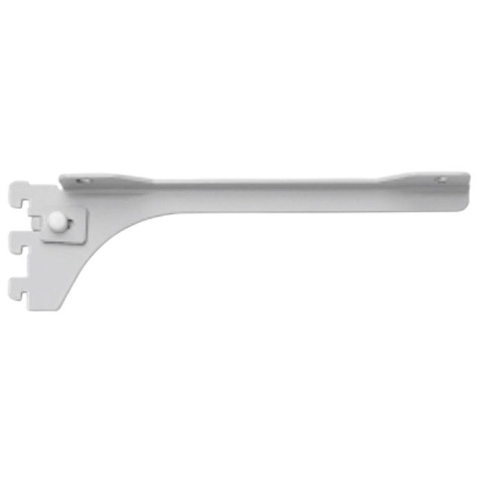 SKBTSL-1G-S 背中の壁用棚柱 棚柱ブラケット 奥行450mm用 単品（左） シルバー
