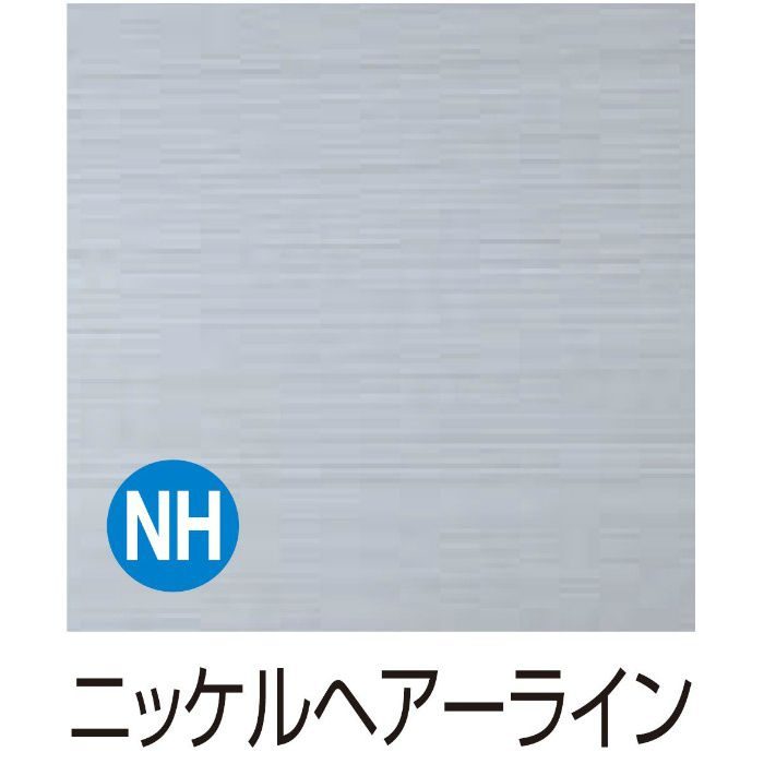 AK-7T メタカラー スリットモールタイプ ニッケルヘアーライン 長さ3000mm 1本