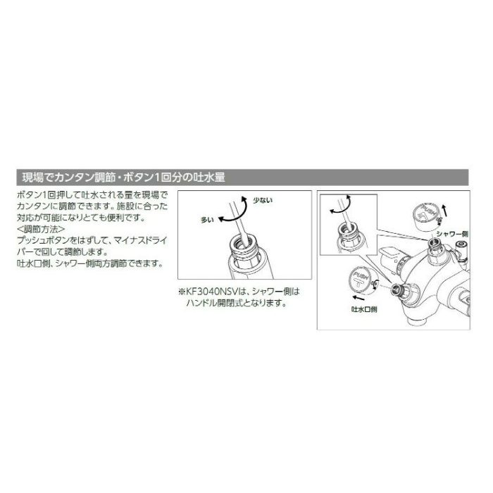 KVK 自閉式サーモスタットシャワー KF3040N-kimarchiehealthcare.co.uk