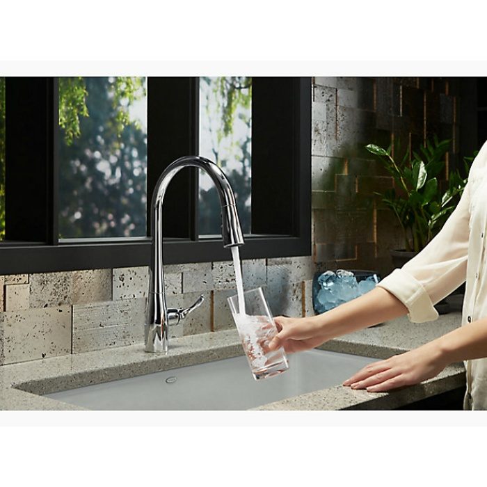 K-22036-VS キッチン水栓 Simplice タッチレス キッチン用混合水栓 バイブラントステンレス