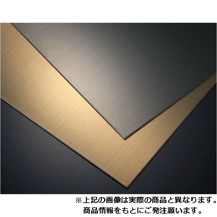 【ロット品】 ハイブリッド面材 SKWR-3×6 発色タイプ(リアル) ゴールドヘアーライン 3枚/ケース