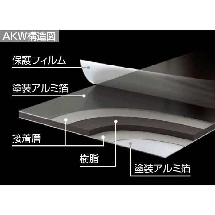 メタカラーAKW【不燃】面材 AKW-3×6 クリアーヘアーライン