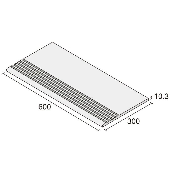 PST-U3760GK デンバーストン 600×300角平 8.5mm厚