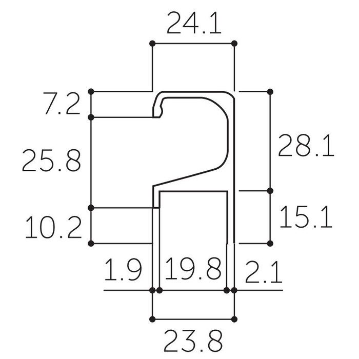 MARUKI（丸喜金属） MPA-61ライン引手用キャップ（LRセット） MPA-61K